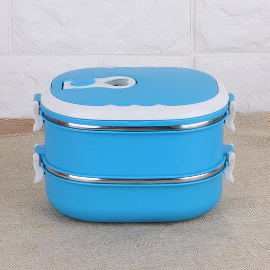 Fiambrera cuadrada de doble pared