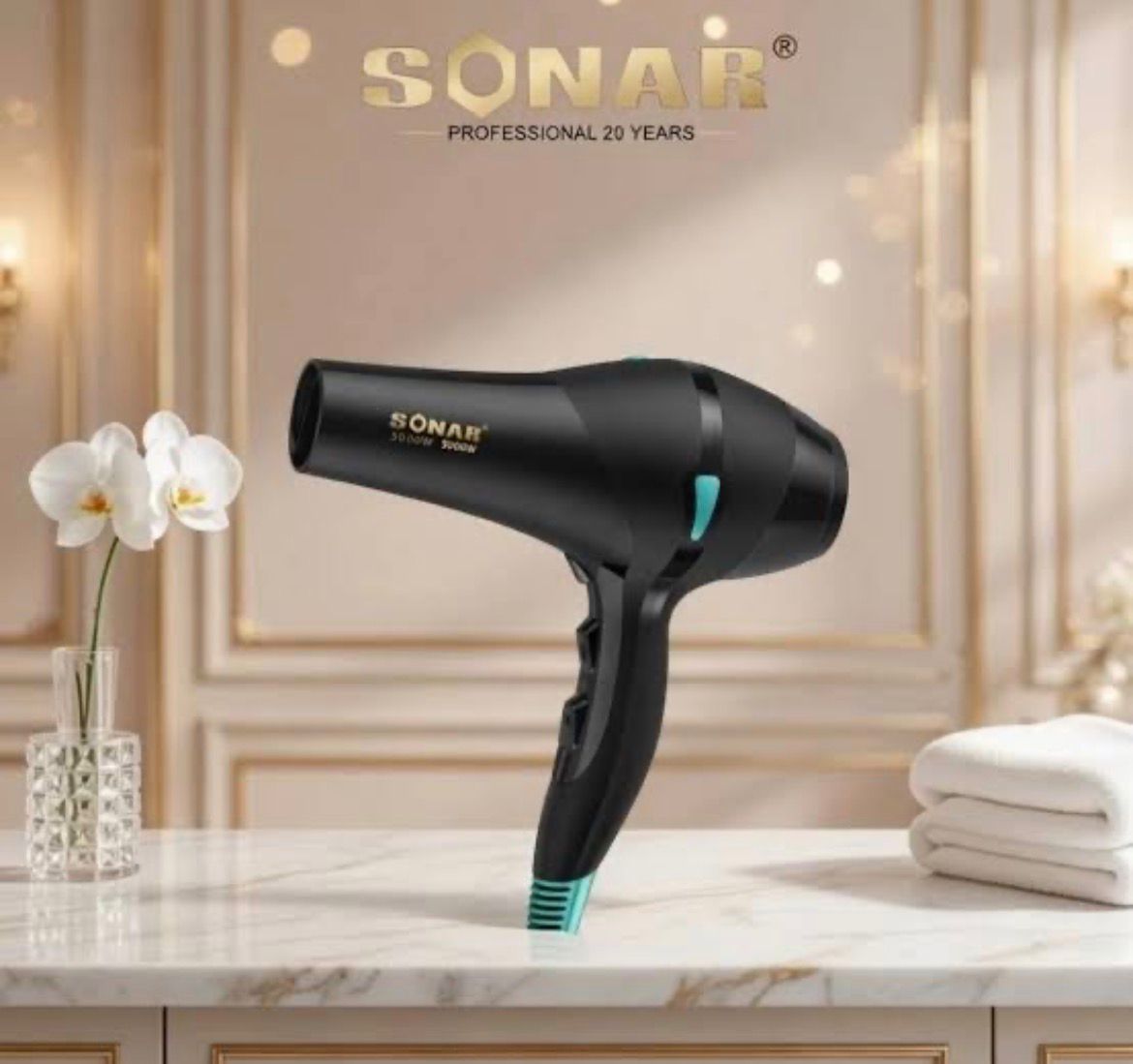 SECADOR DE CABELLO SONAR 5 en 1