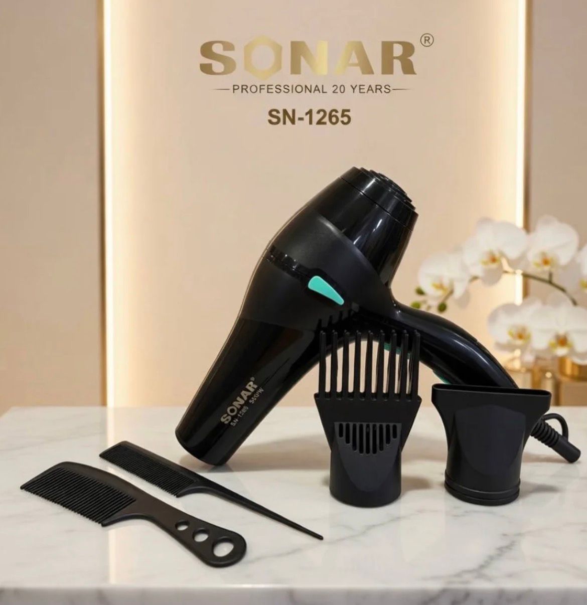 SECADOR DE CABELLO SONAR 5 en 1