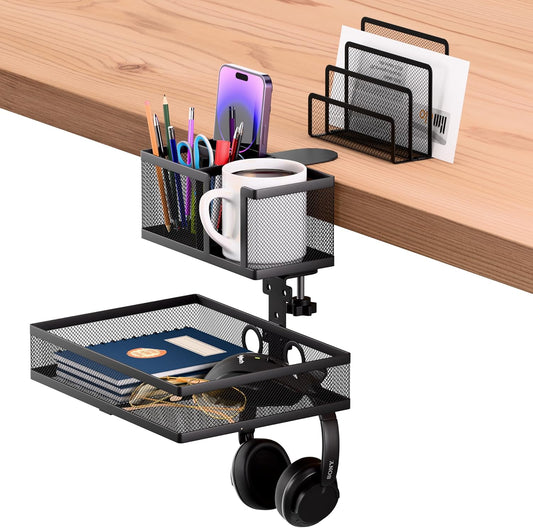 Organizador de escritorio 6 en 1  giratorio de 360°