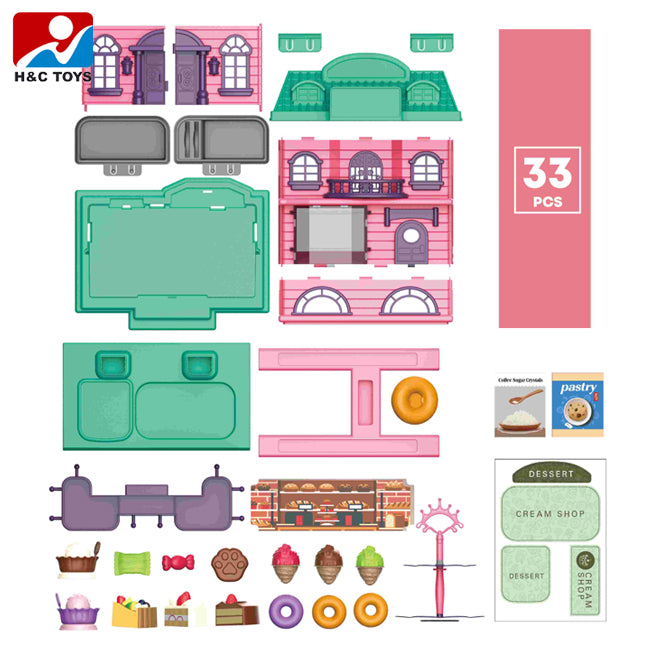 Mini Tienda de Postres Infantil – 33 Piezas
