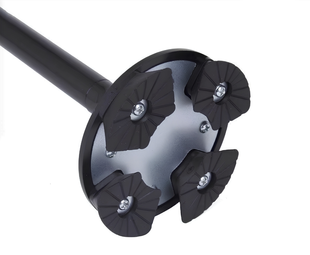 Bastón plegable con Linterna LED y Base Antideslizante