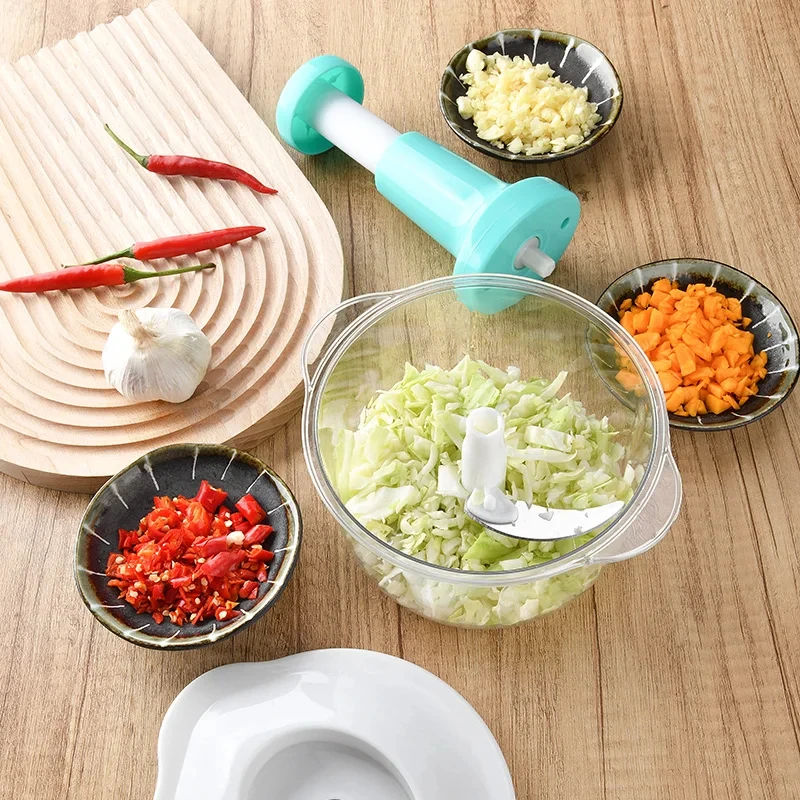 Picadora de Alimentos Manual de Prensa a Mano