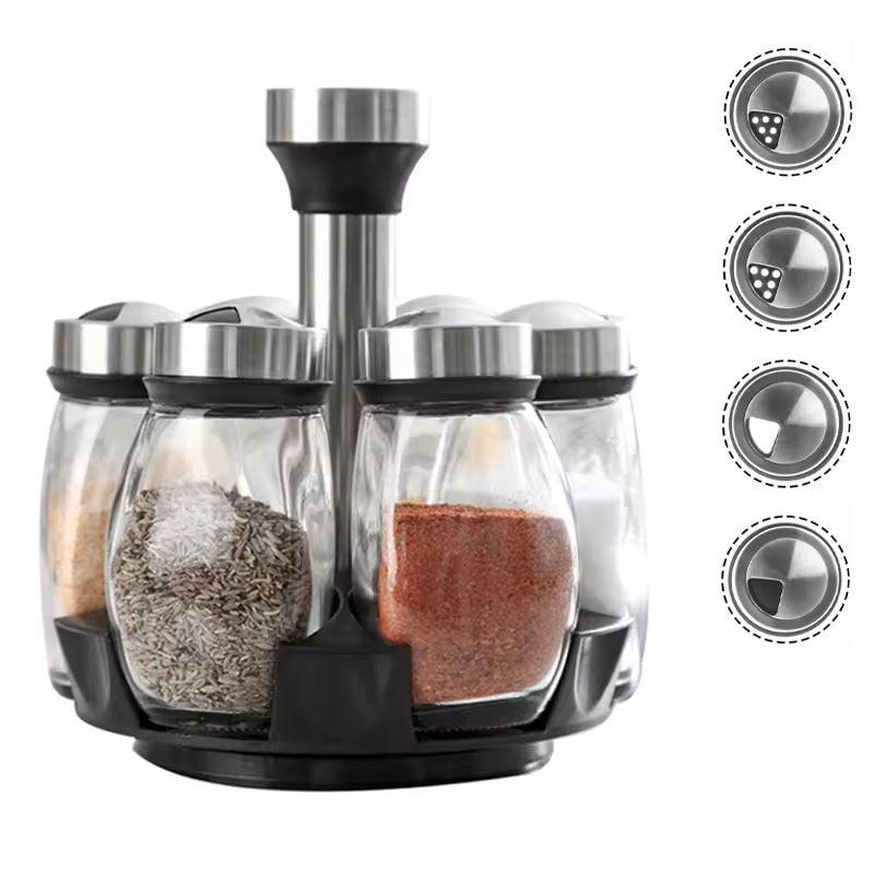 Juego de 6 Especieros Giratorios