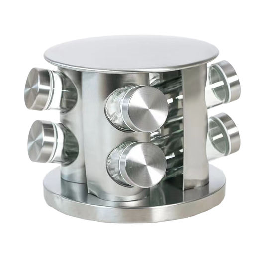 Estante giratorio de 6 frascos