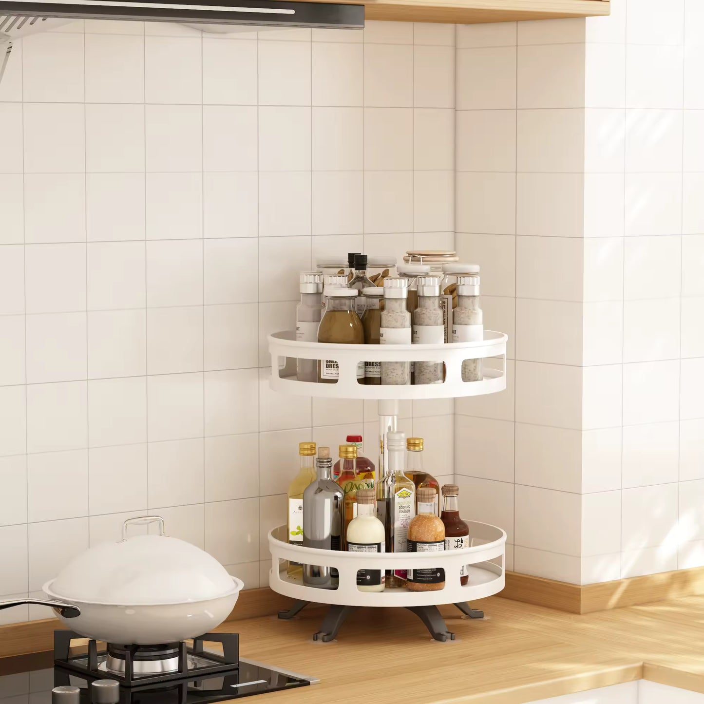 Organizador de especias giratorio 360°