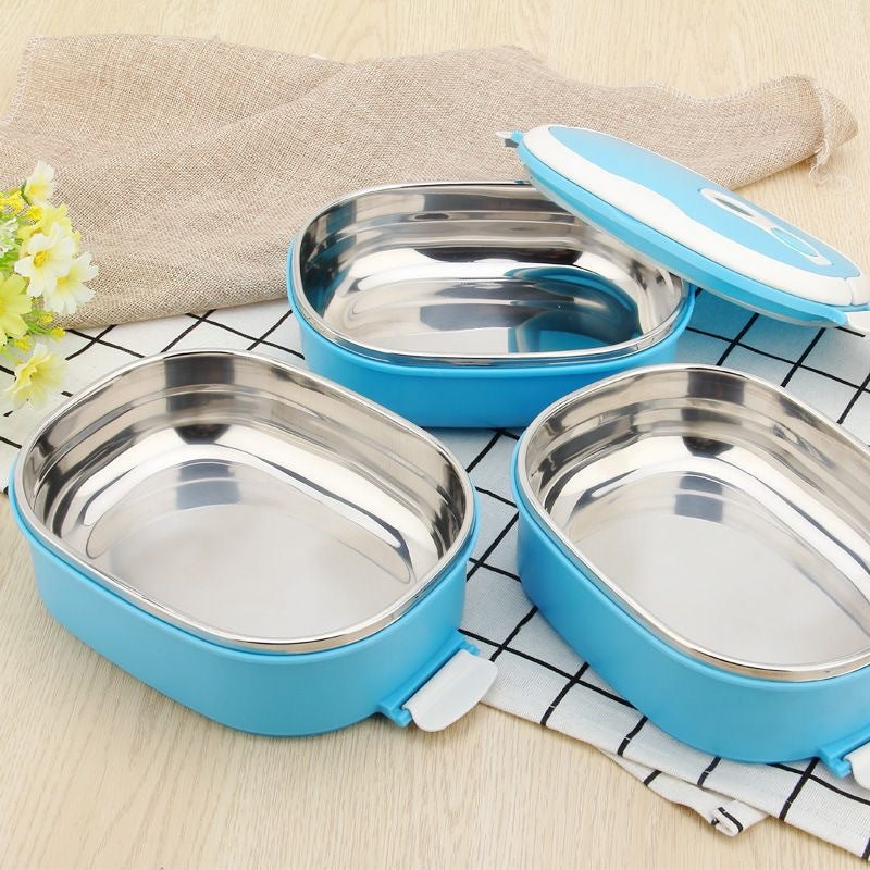 Fiambrera cuadrada de doble pared